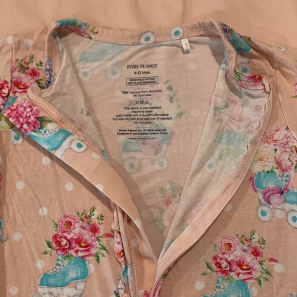 Posh Peanut footie- 9-12mos - Picture 2 of 3